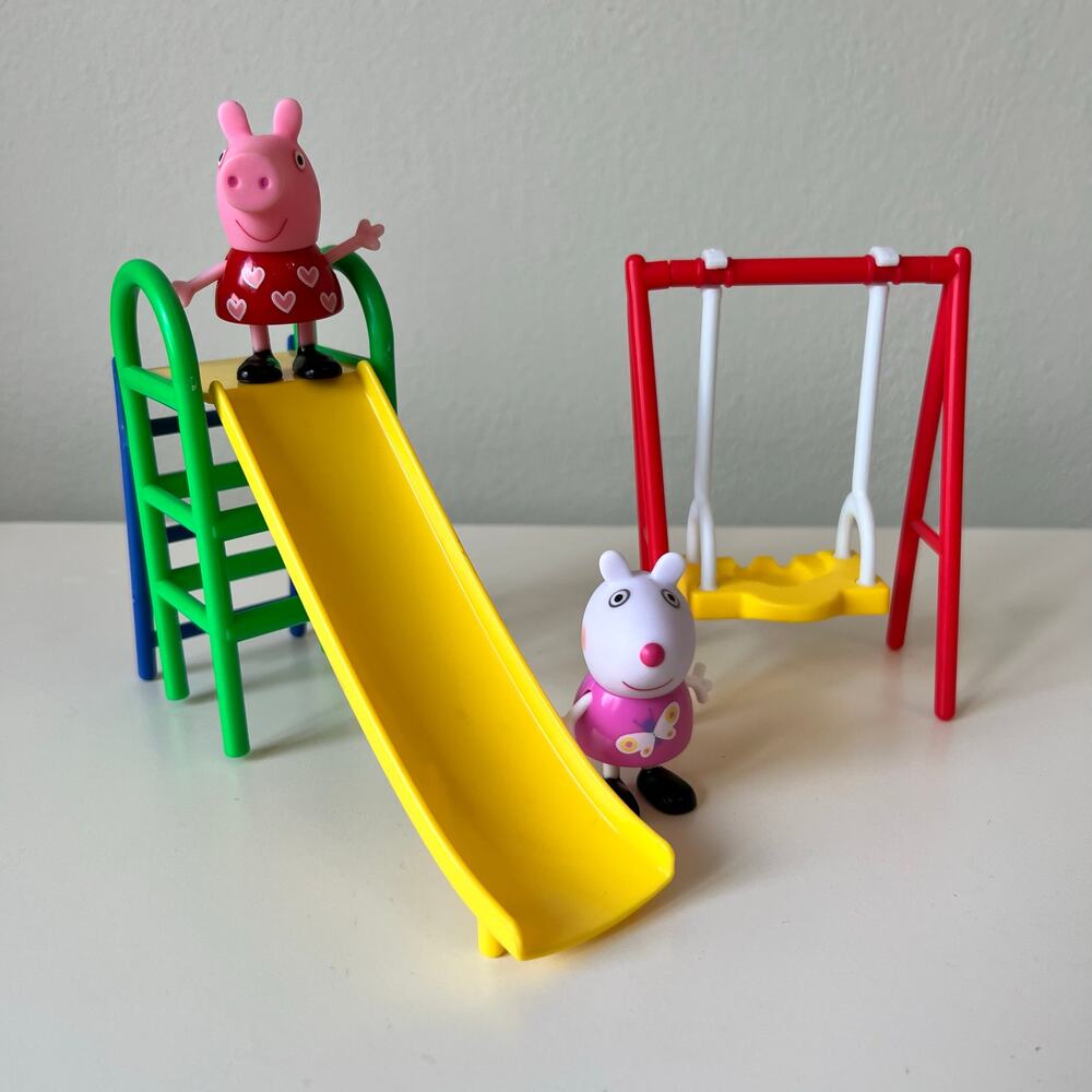 Peppa Pig Playground Fun Complete Set with Suzy Sheep